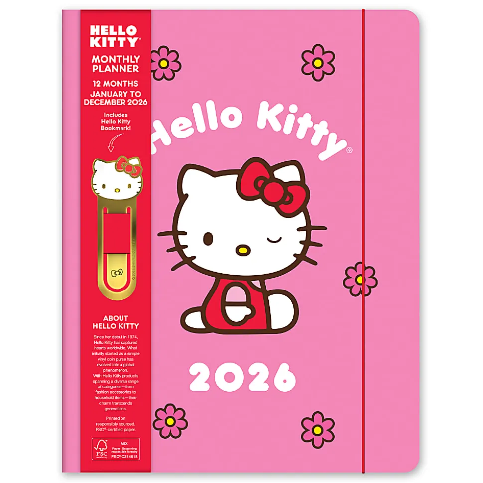 2026 Orange Circle Studio Just Right Monthly Planner, With Enamel Charm Bookmark, January To December, 26362 - 26362