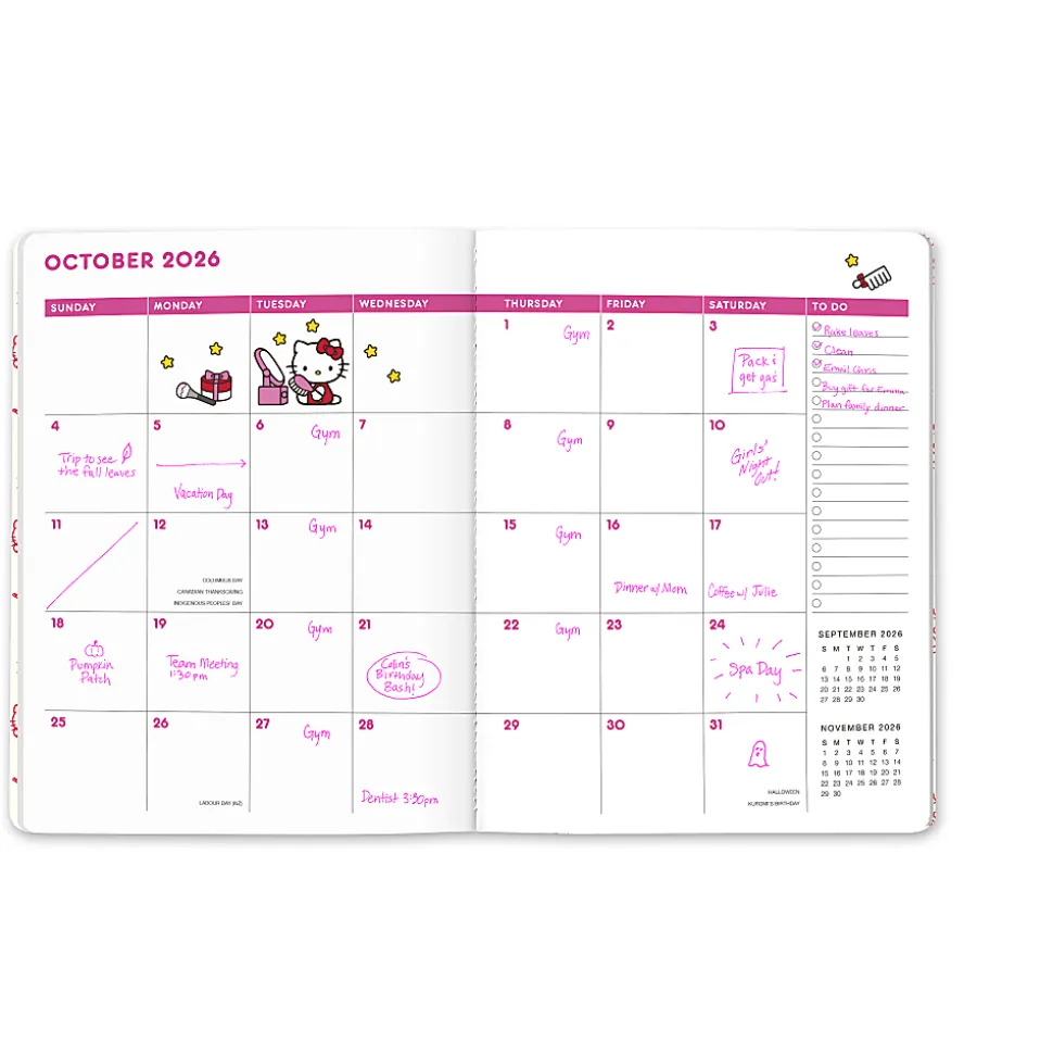 2026 Orange Circle Studio Just Right Monthly Planner, With Enamel Charm Bookmark, January To December, 26362 - 26362