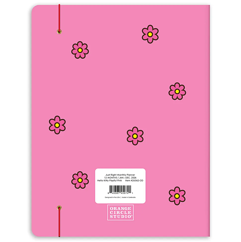 2026 Orange Circle Studio Just Right Monthly Planner, With Enamel Charm Bookmark, January To December, 26362 - 26362