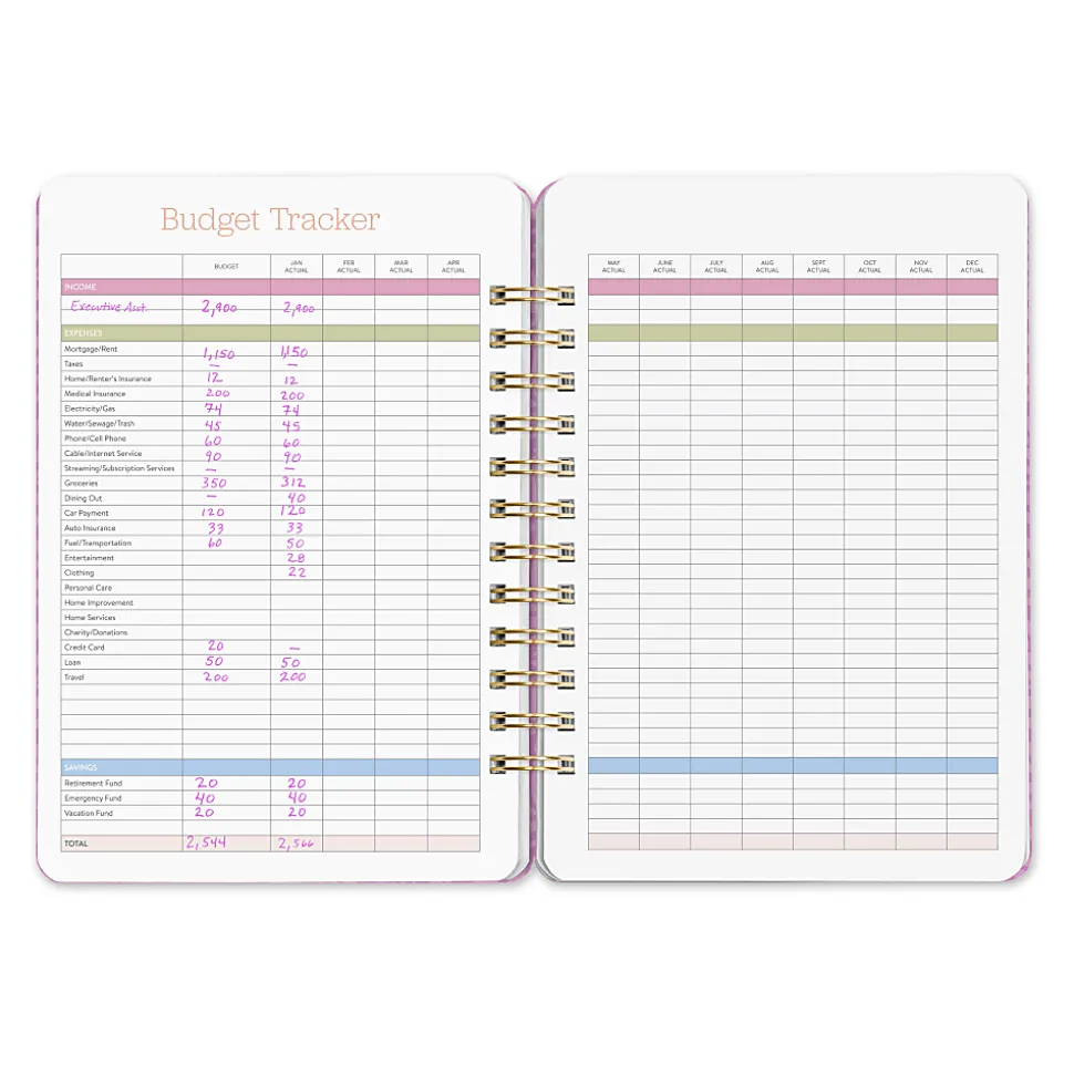 2026 Orange Circle Studio Weekly/Monthly Do It All Planner, 8-1/4" x 5-3/4", Catching Colors, January To December, 26341