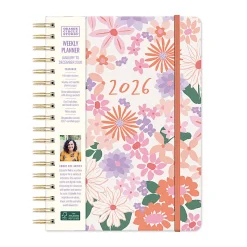 2026 Orange Circle Studio Weekly/Monthly Tri-Tab Planner, 9-5/8