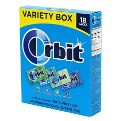 Orbit® Sugar-Free Mint Gum, Box Of 18