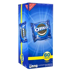 Oreo Chocolate Sandwich Cookies, 2 Cookies Per Pack, Box Of 120 Packs
