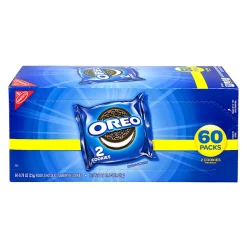 Oreo Chocolate Sandwich Cookies, 2 Cookies Per Pack, Box Of 120 Packs