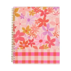 2026 Organized by Happy Planner Monthly/Weekly Big Twin Loop Planner, 8-1/2" x 11", Bright Sunlit Floral, January To December, PTLBD12-184