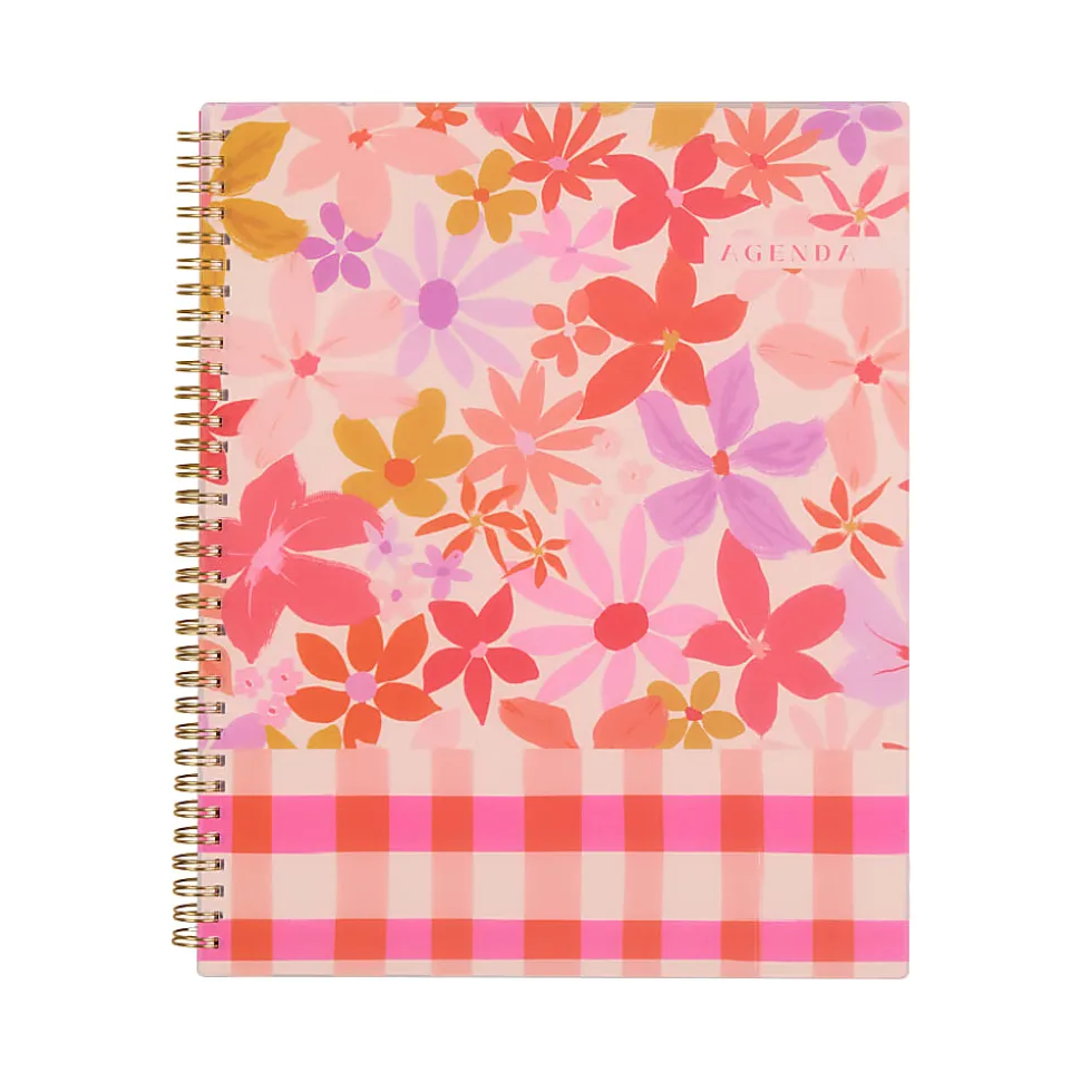 2026 Organized by Happy Planner Monthly/Weekly Big Twin Loop Planner, 8-1/2" x 11", Bright Sunlit Floral, January To December, PTLBD12-184