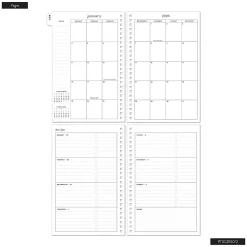 2026 Organized by Happy Planner Monthly/Weekly Small Twin Loop Planner, 5-1/2" x 8-1/4", Sunset, January To December, PT0025S012