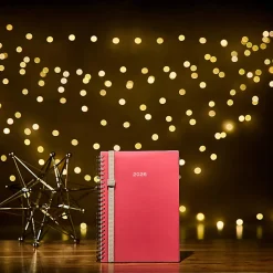 2026 Organized by Happy Planner Monthly/Weekly Small Twin Loop Planner, 5-1/2