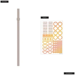 2026 Organized by Happy Planner Monthly/Weekly Small Twin Loop Planner, 5-1/2