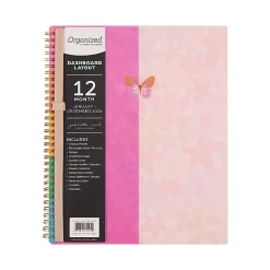 2026 Organized by Happy Planner Monthly/Weekly Big Twin Loop Planner, 8-1/2
