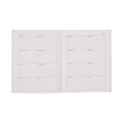 2026 Organized by Happy Planner Monthly/Weekly Classic Book Bound Soft Planner, 7-3/4