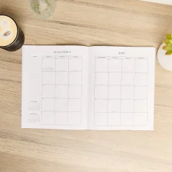 2026 Organized by Happy Planner Monthly/Weekly Classic Book Bound Soft Planner, 7-3/4