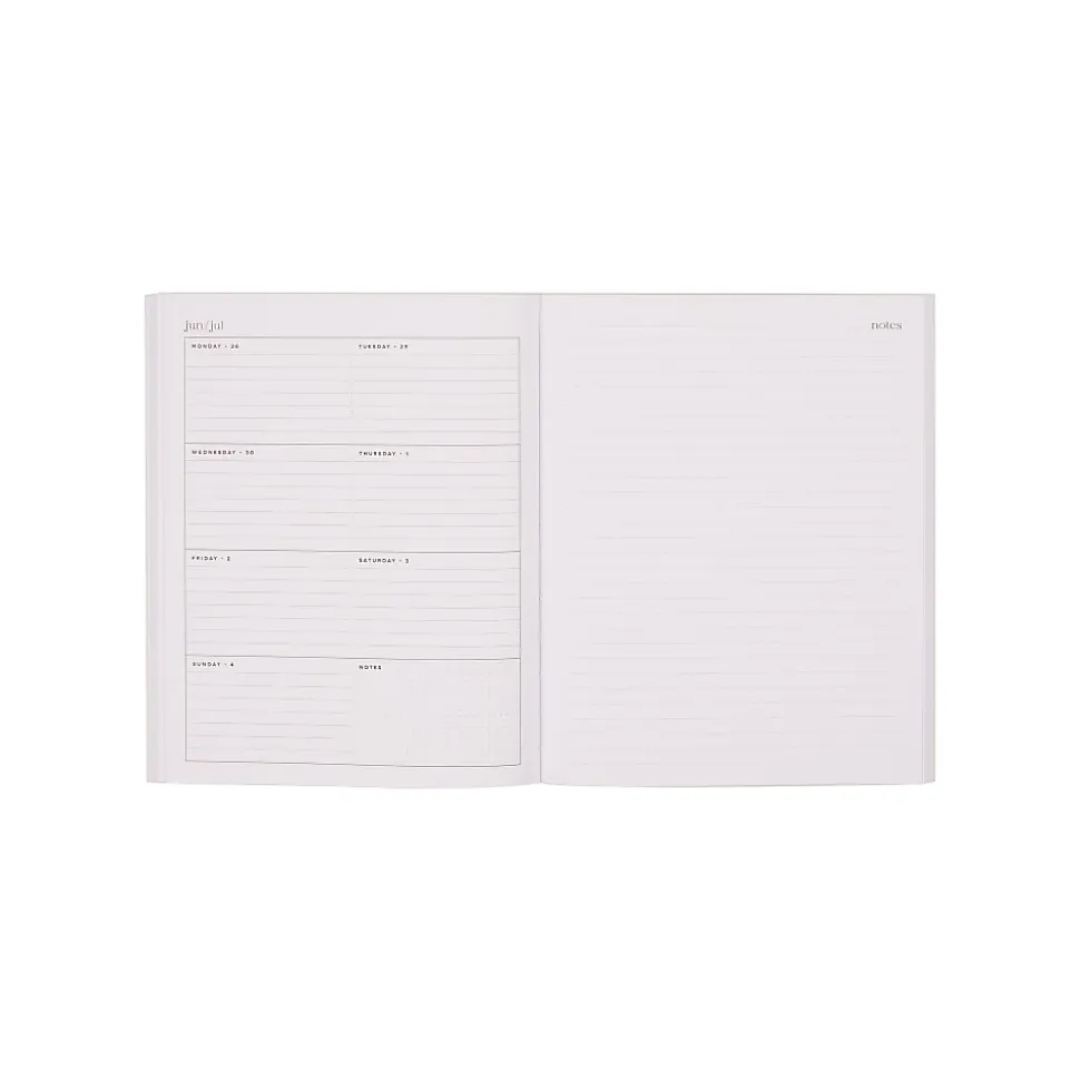 Organized by Happy Planner 12-Month Monthly/Weekly Classic Book Bound Soft Planner, 7-3/4" x 9-3/4", Coastal Cottage, July 2026-June 2027, Total Qty 1