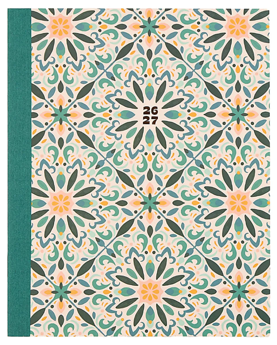 Organized by Happy Planner 12-Month Monthly/Weekly Classic Book Bound Soft Planner, 7-3/4" x 9-3/4", Coastal Cottage, July 2026-June 2027, Total Qty 1