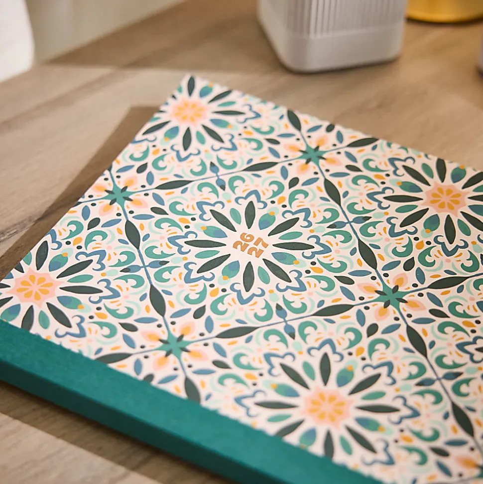 Organized by Happy Planner 12-Month Monthly/Weekly Classic Book Bound Soft Planner, 7-3/4" x 9-3/4", Coastal Cottage, July 2026-June 2027, Total Qty 1