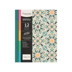 Organized by Happy Planner 12-Month Monthly/Weekly Classic Book Bound Soft Planner, 7-3/4
