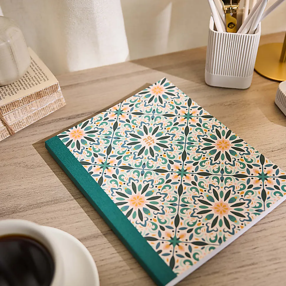Organized by Happy Planner 12-Month Monthly/Weekly Classic Book Bound Soft Planner, 7-3/4" x 9-3/4", Coastal Cottage, July 2026-June 2027, Total Qty 1