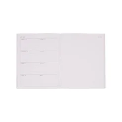 Organized by Happy Planner 12-Month Monthly/Weekly Classic Book Bound Soft Planner, 7-3/4