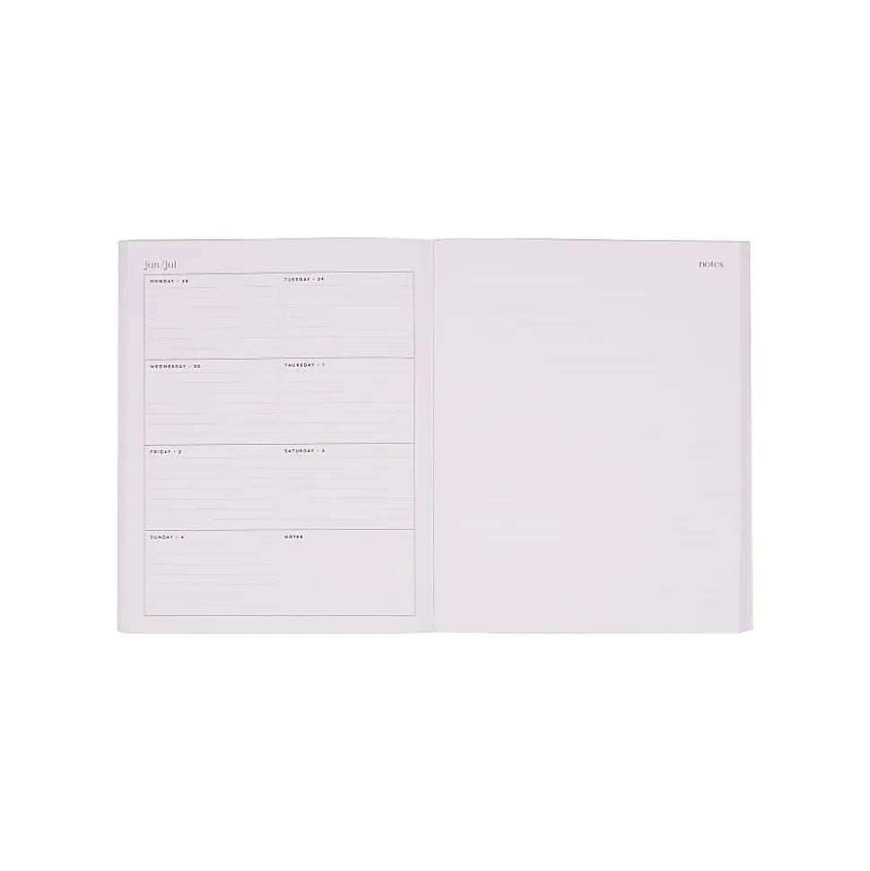 Organized by Happy Planner 12-Month Monthly/Weekly Classic Book Bound Soft Planner, 7-3/4" x 9-3/4", Coastal, July 2026-June 2027, Total Qty 1