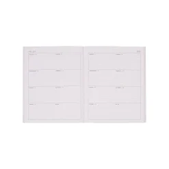 Organized by Happy Planner 12-Month Monthly/Weekly Classic Book Bound Soft Planner, 7-3/4