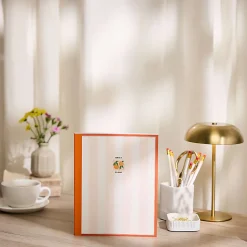 Organized by Happy Planner 12-Month Monthly/Weekly Classic Book Bound Soft Planner, 7-3/4
