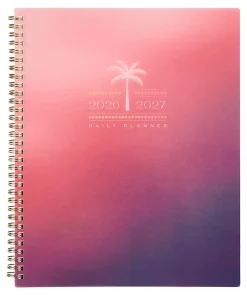 Organized by Happy Planner 12-Month Monthly/Weekly Big Twin Loop Planner, 8-1/2