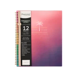 Organized by Happy Planner 12-Month Monthly/Weekly Big Twin Loop Planner, 8-1/2