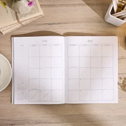 Organized by Happy Planner 12-Month Monthly/Weekly Classic Book Bound Soft Planner, 7-3/4