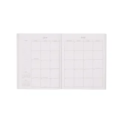 Organized by Happy Planner 12-Month Monthly/Weekly Classic Book Bound Soft Planner, 7-3/4