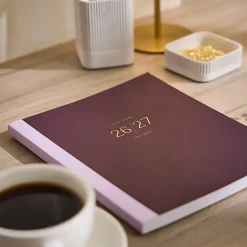 Organized by Happy Planner 12-Month Monthly/Weekly Classic Book Bound Soft Planner, 7-3/4