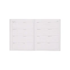 Organized by Happy Planner 12-Month Monthly/Weekly Classic Book Bound Soft Planner, 7-3/4