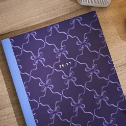 Organized by Happy Planner 12-Month Monthly/Weekly Classic Book Bound Soft Planner, 7-3/4" x 9-3/4", Cottage Blues Navy, July-June, Total Qty 1