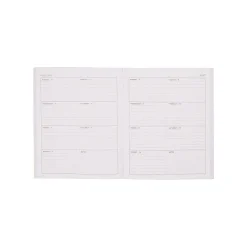 Organized by Happy Planner 12-Month Monthly/Weekly Classic Book Bound Soft Planner, 7-3/4
