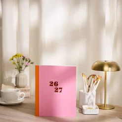 Organized by Happy Planner 12-Month Monthly/Weekly Classic Book Bound Soft Planner, 7-3/4