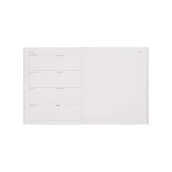 Organized by Happy Planner 12-Month Monthly/Weekly Classic Book Bound Soft Planner, 7-3/4