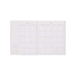 Organized by Happy Planner 12-Month Monthly/Weekly Classic Book Bound Soft Planner, 7-3/4