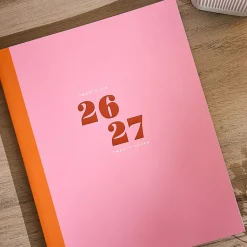Organized by Happy Planner 12-Month Monthly/Weekly Classic Book Bound Soft Planner, 7-3/4