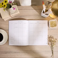 Organized by Happy Planner 12-Month Monthly/Weekly Classic Book Bound Soft Planner, 7-3/4