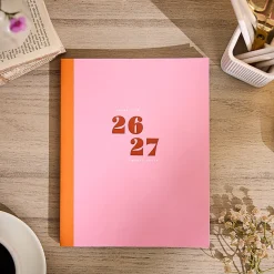 Organized by Happy Planner 12-Month Monthly/Weekly Classic Book Bound Soft Planner, 7-3/4