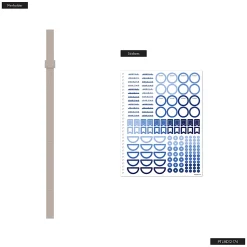 Organized by Happy Planner 12-Month Monthly/Weekly Big Twin Loop Planner, 8-1/2
