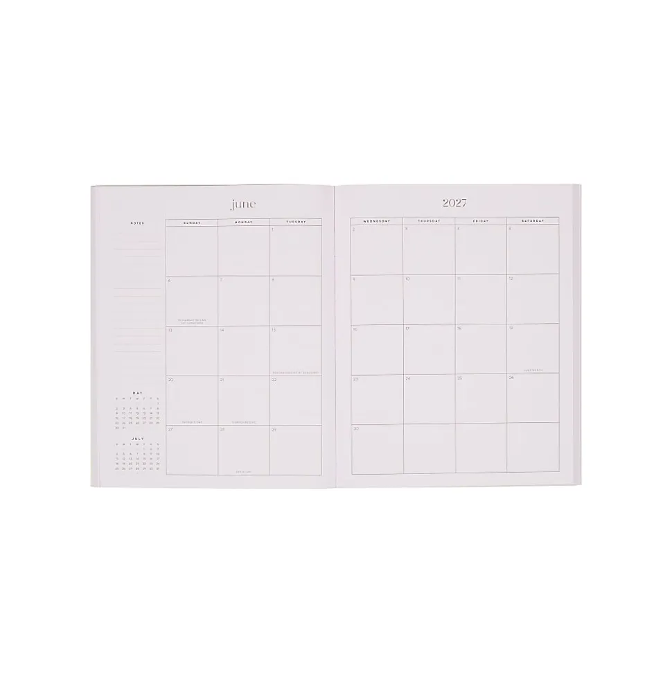 Organized by Happy Planner 12-Month Monthly/Weekly Classic Book Bound Soft Planner, 7-3/4" x 9-3/4", Stargaze Shimmer Dark Sky, July-June, Total Qty 1