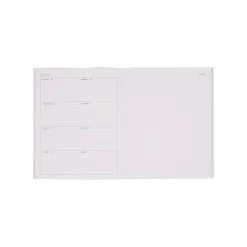 Organized by Happy Planner 12-Month Monthly/Weekly Classic Book Bound Soft Planner, 7-3/4