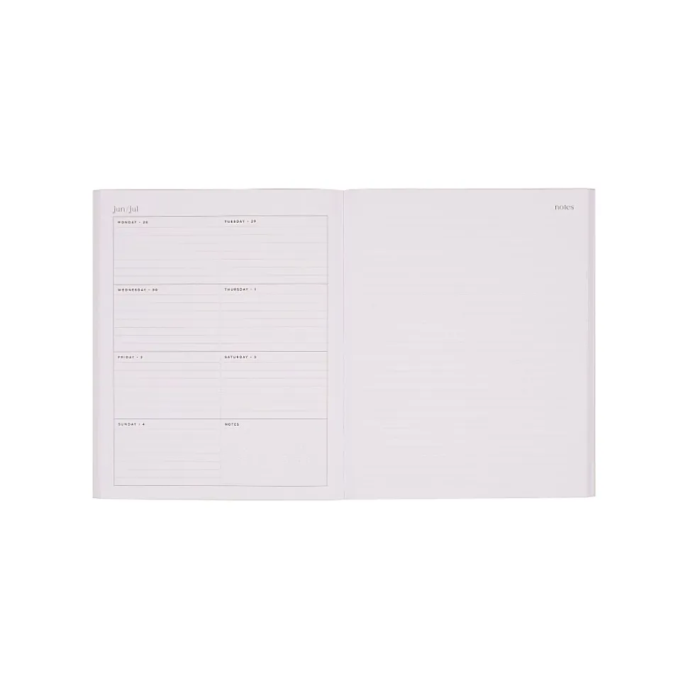 Organized by Happy Planner 12-Month Monthly/Weekly Classic Book Bound Soft Planner, 7-3/4" x 9-3/4", Stargaze Shimmer Dark Sky, July-June, Total Qty 1