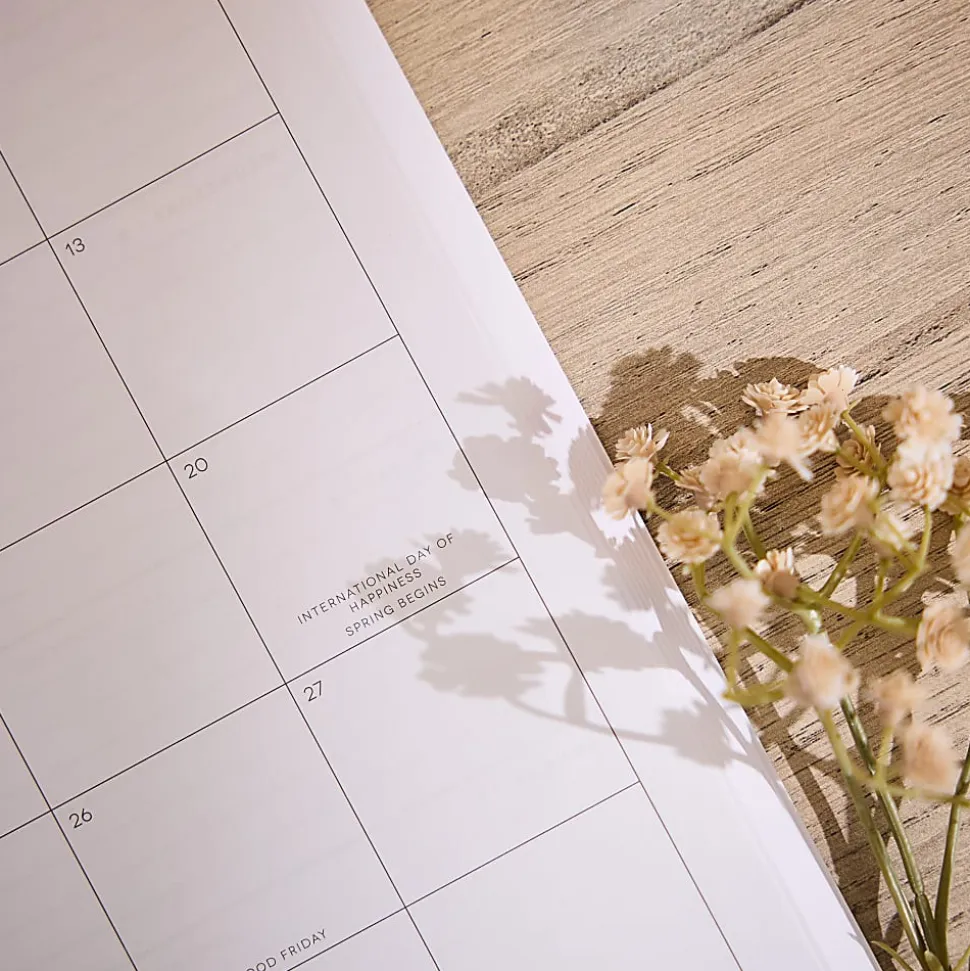 Organized by Happy Planner 12-Month Monthly/Weekly Classic Book Bound Soft Planner, 7-3/4" x 9-3/4", Sunshine Blooms Bouquet, July-June, Total Qty 1