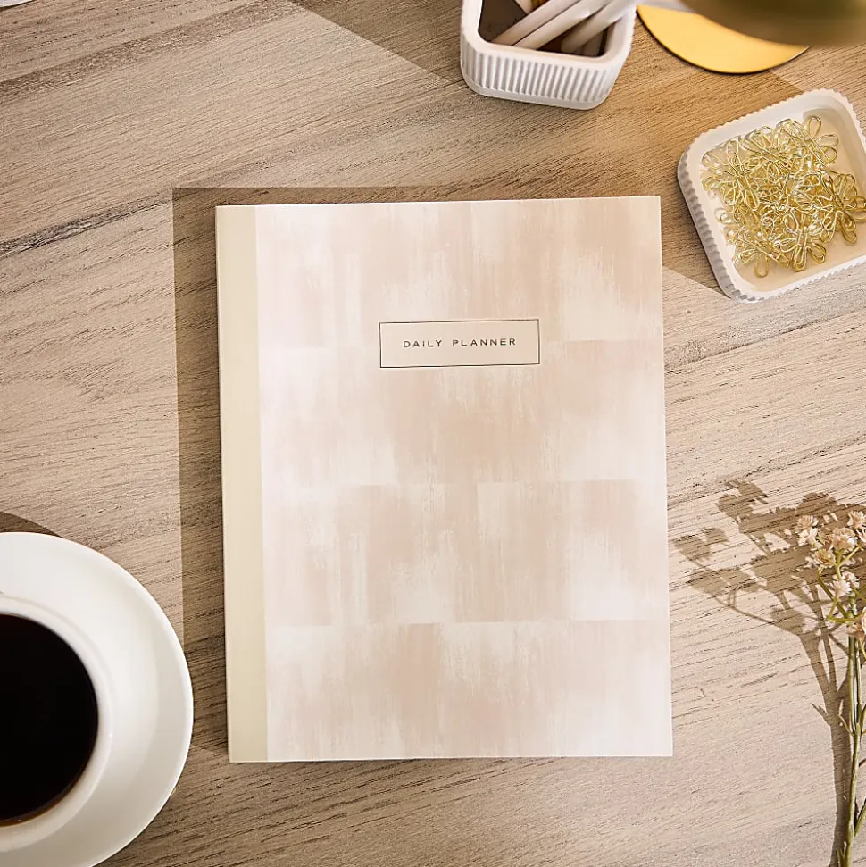 Organized by Happy Planner 12-Month Monthly/Weekly Classic Book Bound Soft Planner, 7-3/4" x 9-3/4", Sunshine Blooms Bouquet, July-June, Total Qty 1