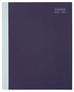 Organized by Happy Planner 12-Month Monthly/Weekly Classic Book Bound Soft Planner, 7-3/4" x 9-3/4", Midnight, July 2026 - June 2027, Total Qty 1