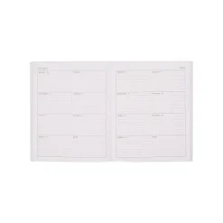 Organized by Happy Planner 12-Month Monthly/Weekly Classic Book Bound Soft Planner, 7-3/4