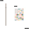 Organized by Happy Planner 12-Month Monthly/Weekly Big Twin Loop Planner, 8-1/2" x 11", Color Form Play, July 2026 - June 2027, Total Qty 1