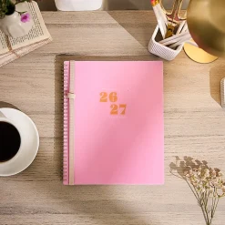 Organized by Happy Planner 12-Month Monthly/Weekly Big Twin Loop Planner, 8-1/2