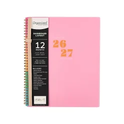 Organized by Happy Planner 12-Month Monthly/Weekly Big Twin Loop Planner, 8-1/2